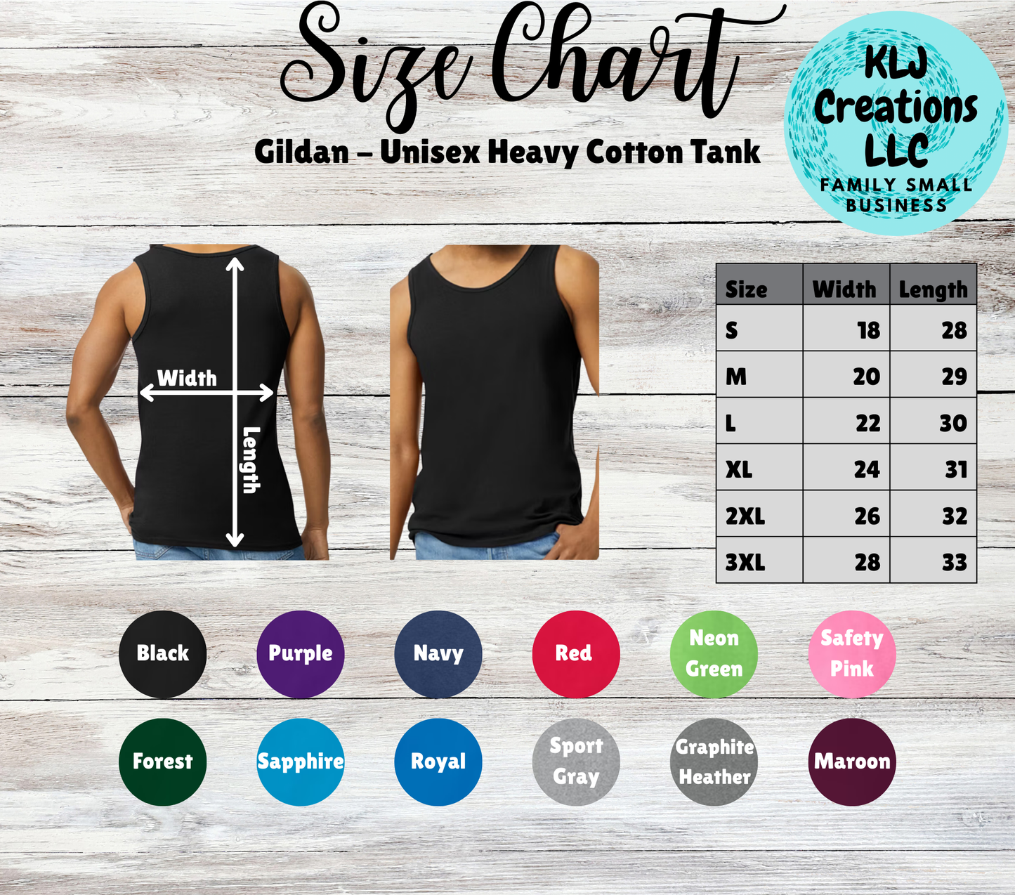 Gildan - Unisex Heavy Cotton Tank