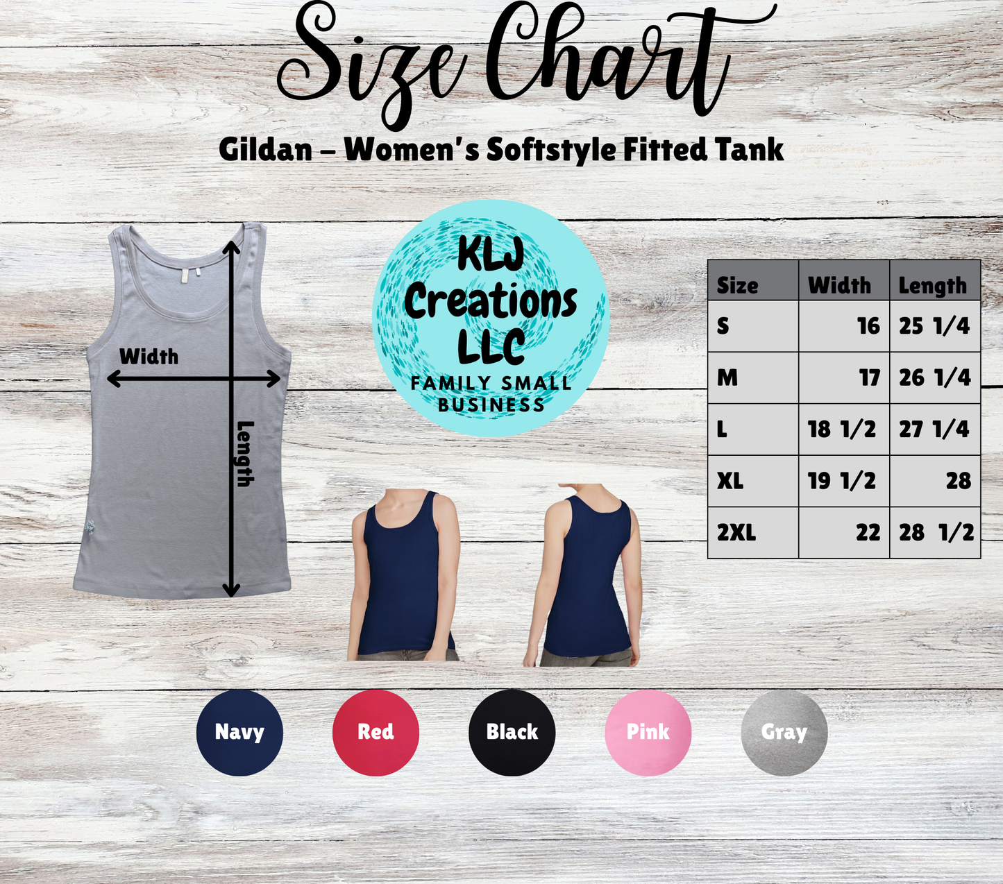 Gildan - Women's Softstyle Fitted Tank