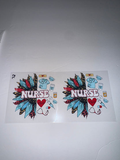 16oz cup Decals