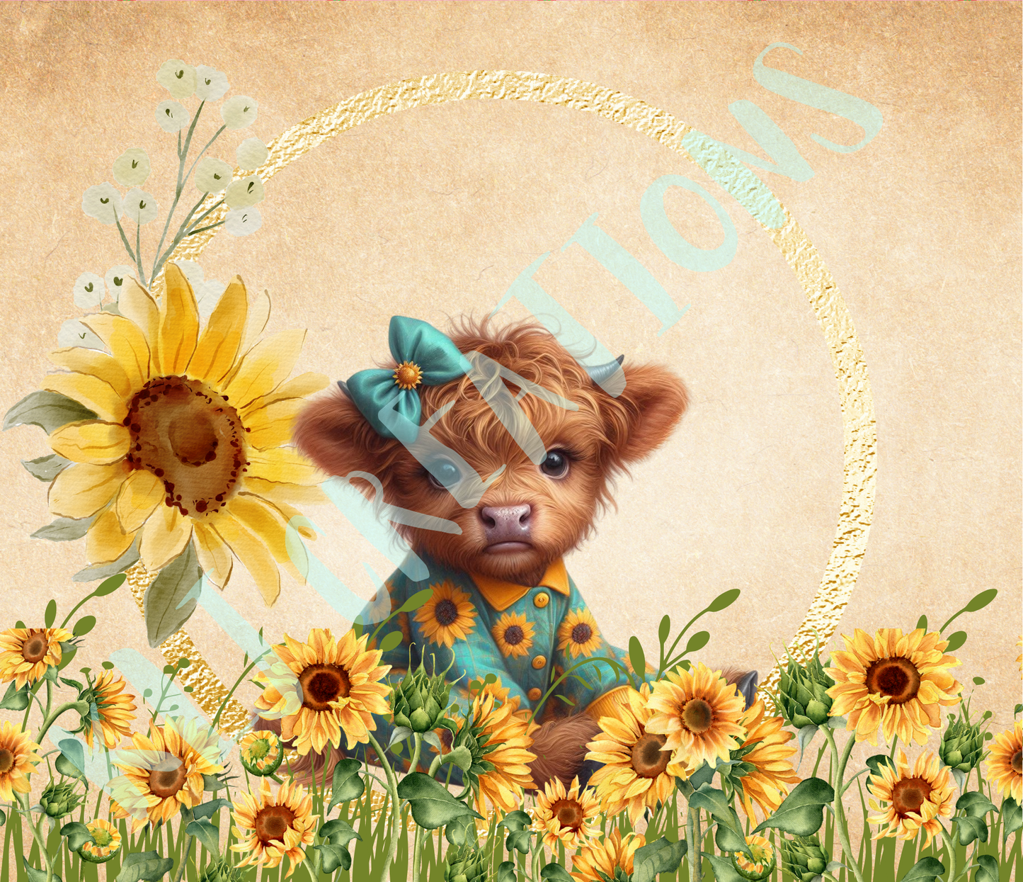 Baby Highland Cow
