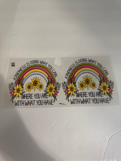 16oz cup Decals