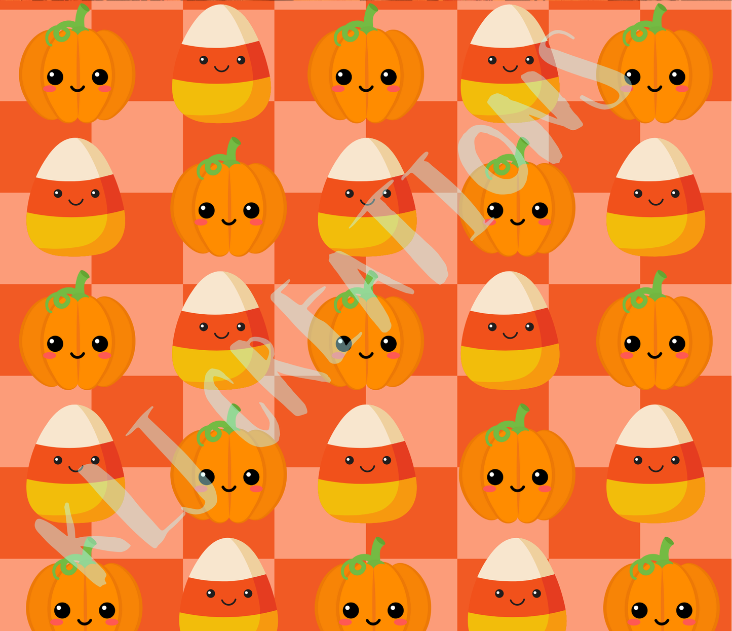 Pumpkins and Candy Corn