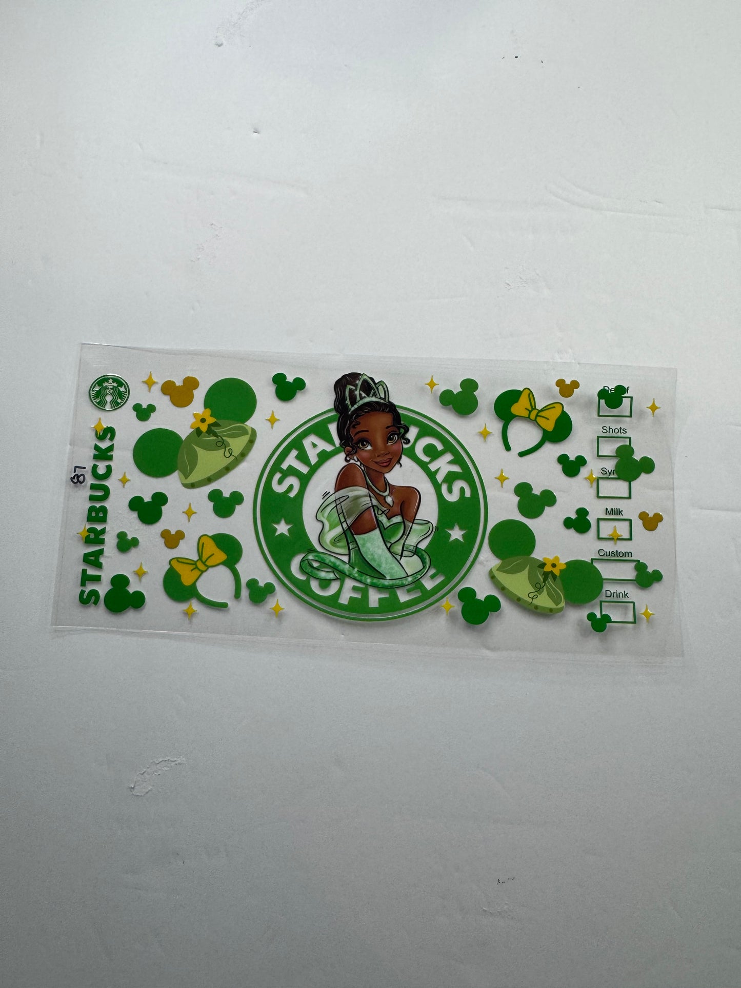 16oz cup Decals