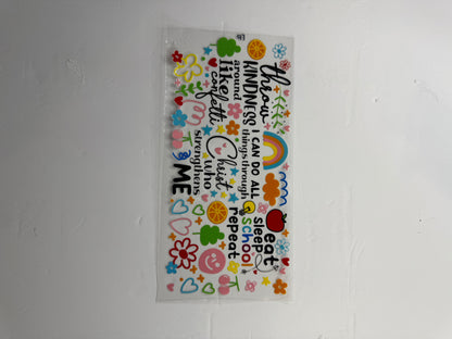 16oz cup Decals
