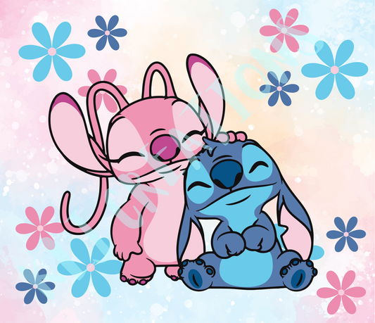 Blue and Pink Alien