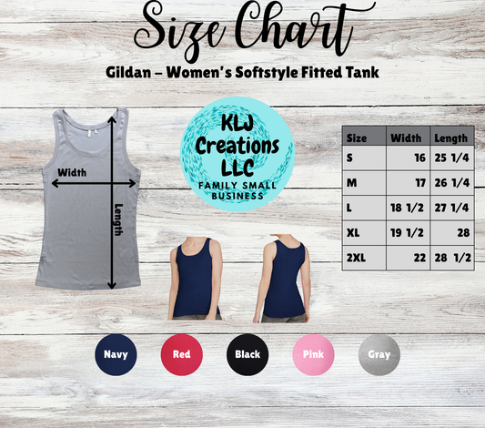 Gildan - Women's Softstyle Fitted Tank
