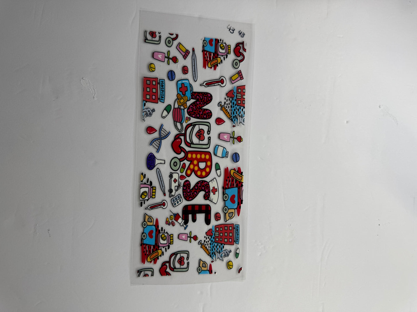 16oz cup Decals